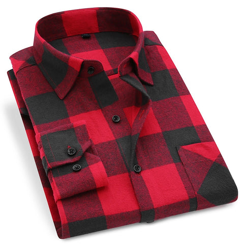 Casual Long Sleeve Shirt Cotton