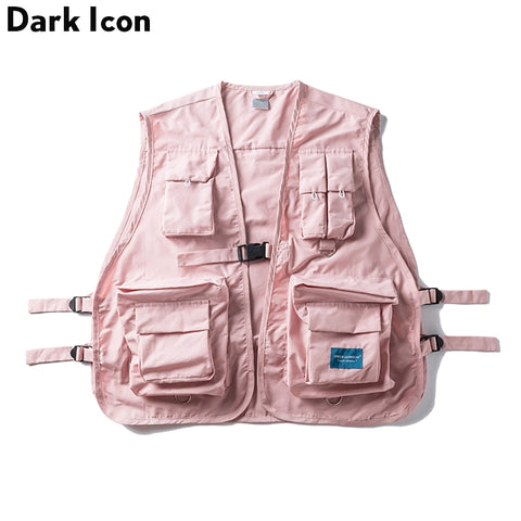 Military Multi Pocket Vest Hip Hop Vest
