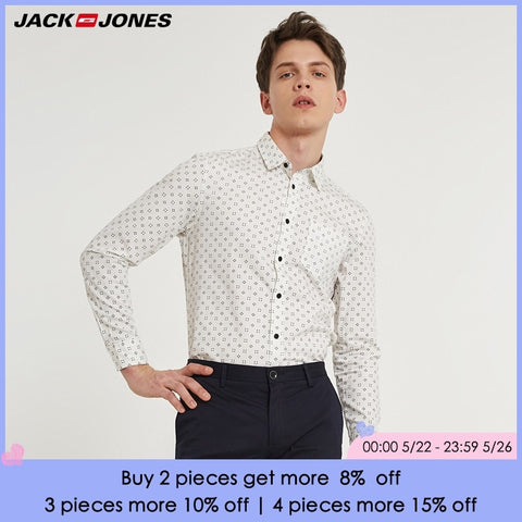 Men Casual  Male Slim Shirts