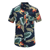 Short Sleeve Men Shirt Hawaiian