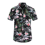 Short Sleeve Men Shirt Hawaiian