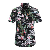Short Sleeve Men Shirt Hawaiian
