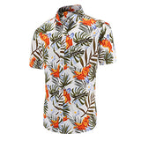 Short Sleeve Men Shirt Hawaiian