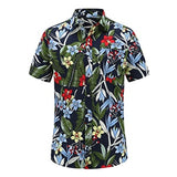 Short Sleeve Men Shirt Hawaiian